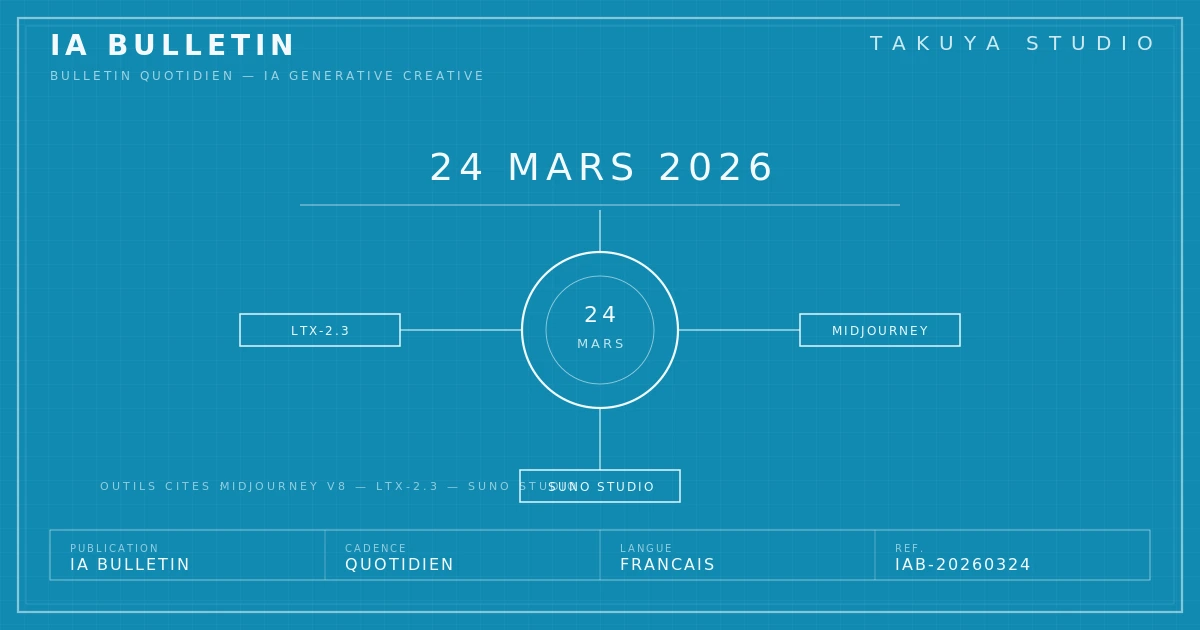 Blueprint IA Bulletin — 24 mars 2026