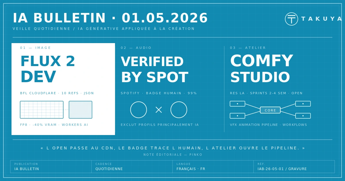 Blueprint IA Bulletin &mdash; 1er mai 2026