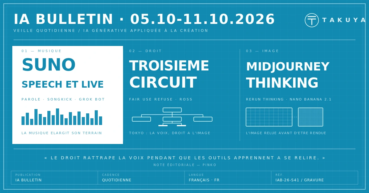 Blueprint IA Bulletin — archive 5 – 11 octobre 2026