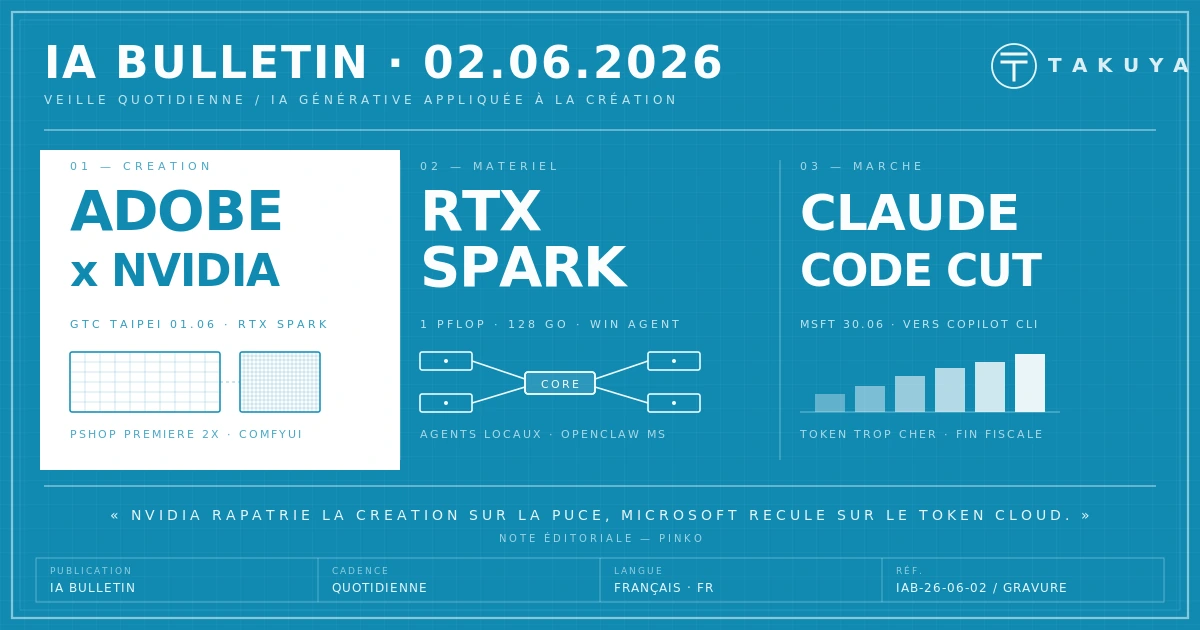 Blueprint IA Bulletin — 2 juin 2026