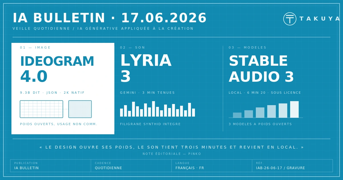 Blueprint IA Bulletin — 17 juin 2026