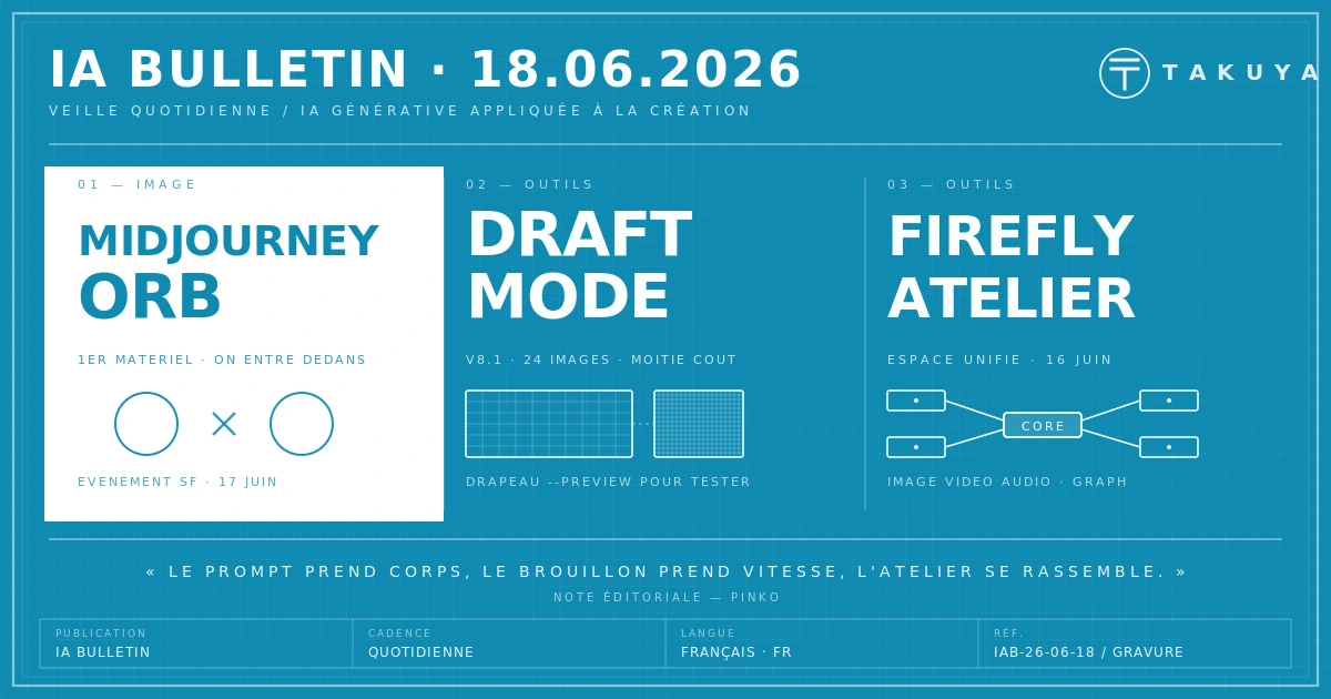 Blueprint IA Bulletin — 18 juin 2026