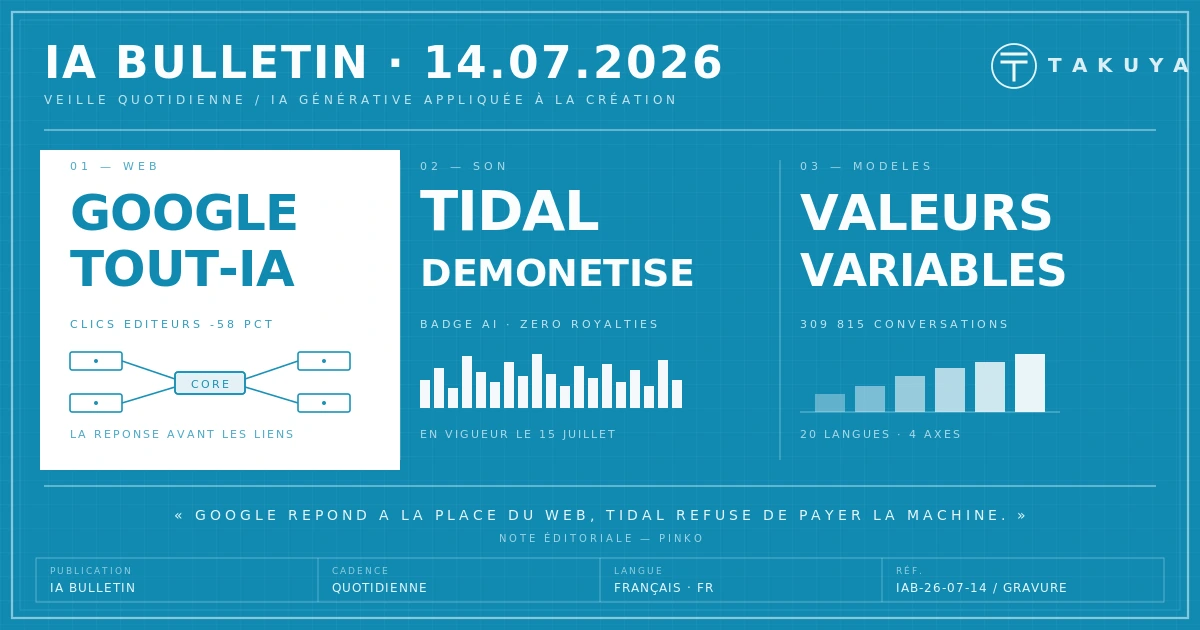 Blueprint IA Bulletin — 14 juillet 2026