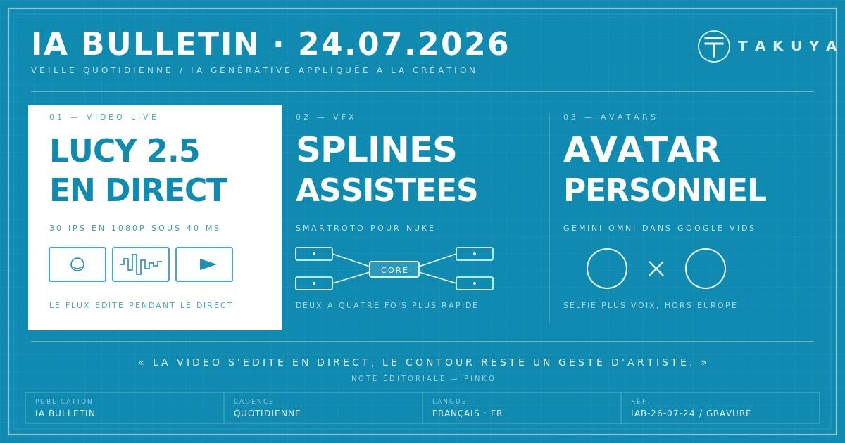 Blueprint IA Bulletin — 24 juillet 2026