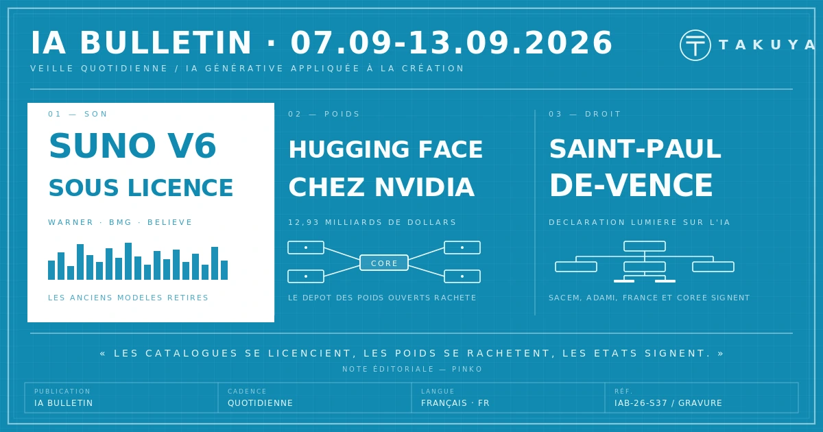 Blueprint IA Bulletin — archive 7 – 13 septembre 2026