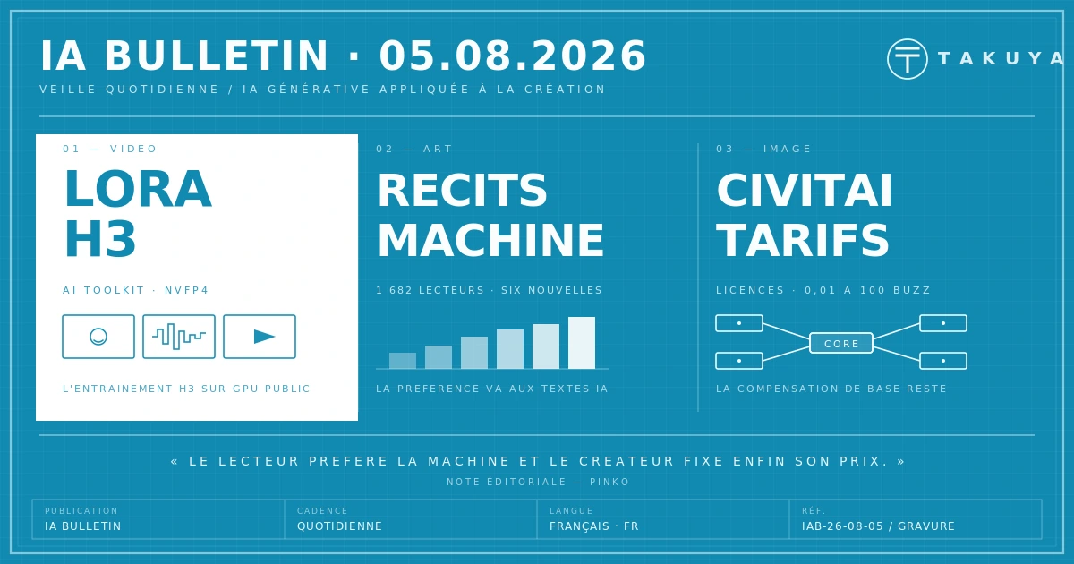 Blueprint IA Bulletin — 5 août 2026