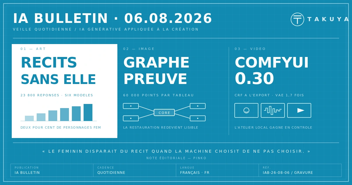 Blueprint IA Bulletin — 6 août 2026