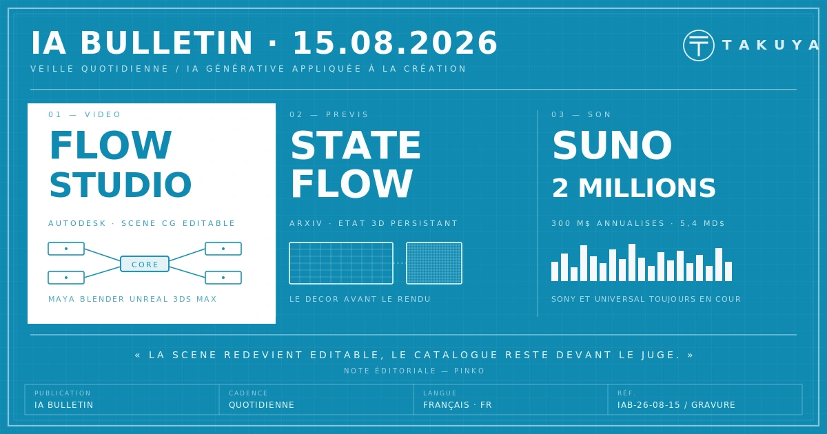 Blueprint IA Bulletin — 15 août 2026