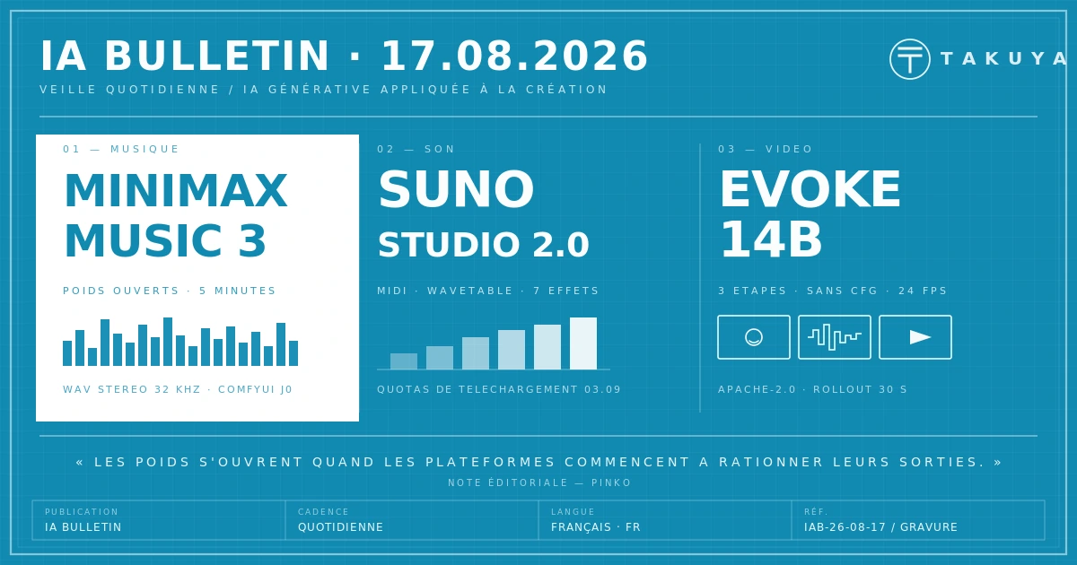 Blueprint IA Bulletin — 17 août 2026