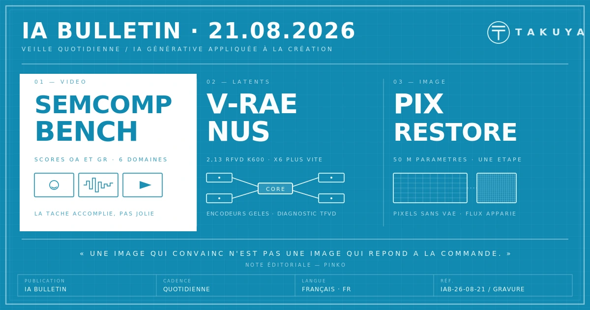 Blueprint IA Bulletin — 21 août 2026