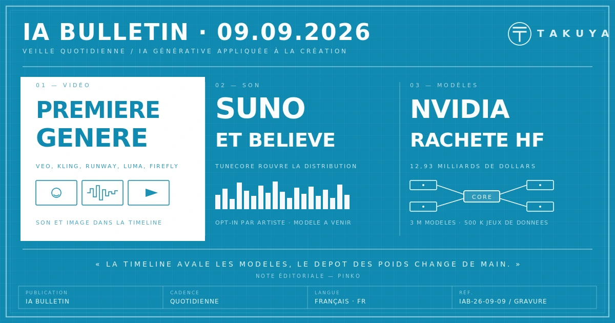 Blueprint IA Bulletin — 9 septembre 2026