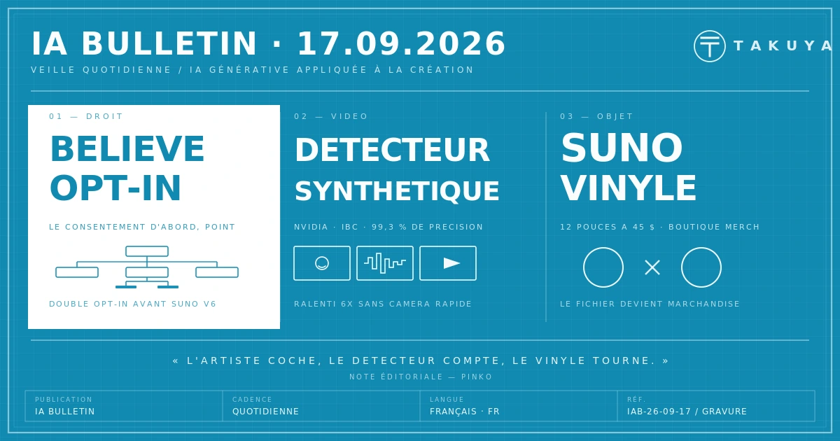 Blueprint IA Bulletin — 17 septembre 2026