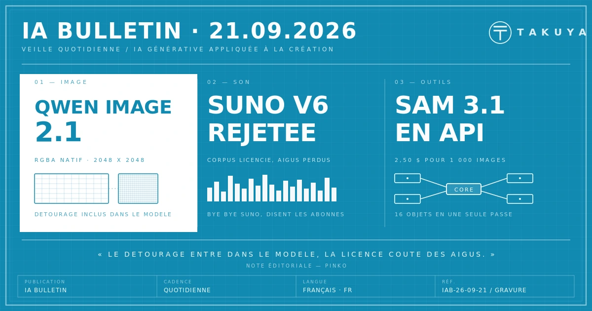 Blueprint IA Bulletin — 21 septembre 2026