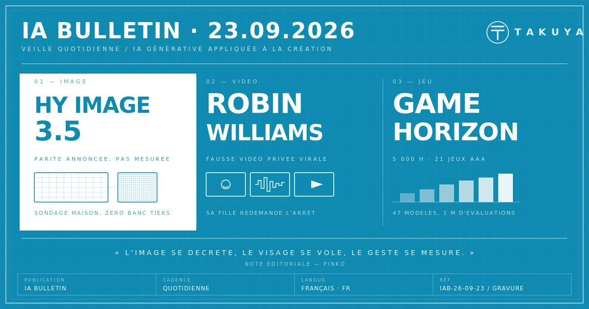 Blueprint IA Bulletin — 23 septembre 2026