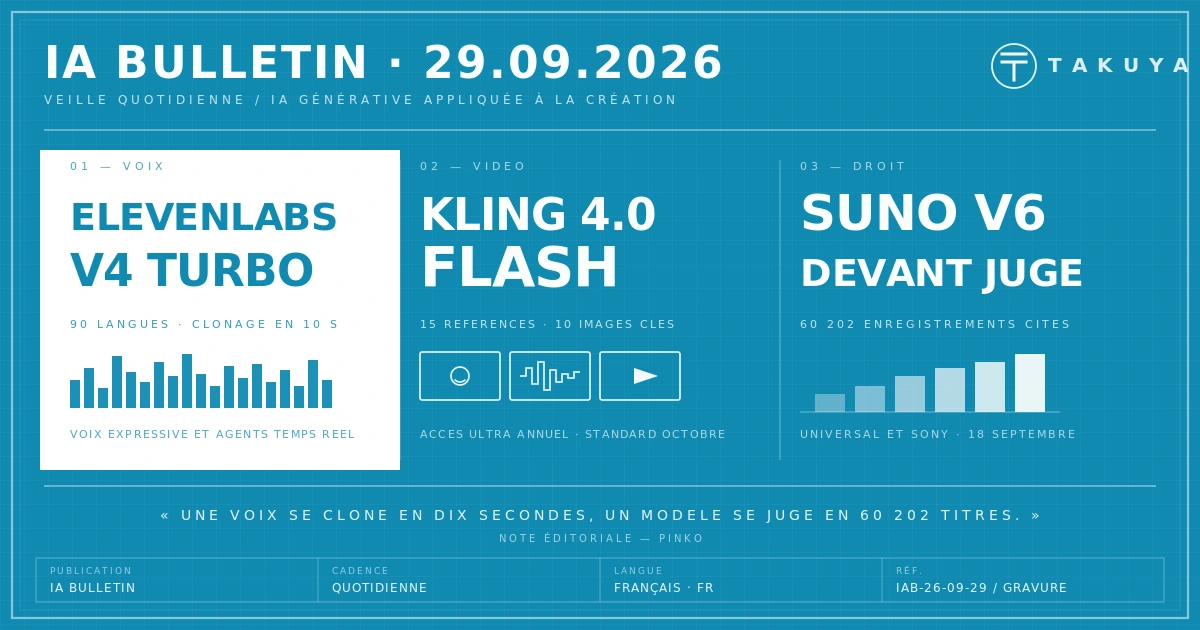Blueprint IA Bulletin — 29 septembre 2026