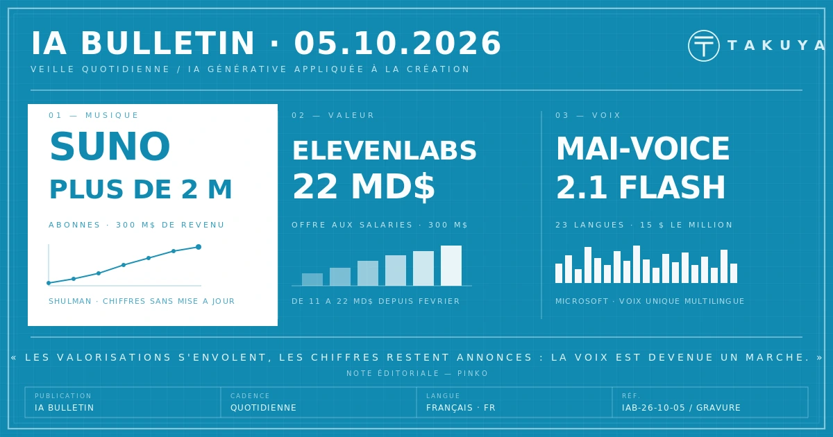 Blueprint IA Bulletin — 5 octobre 2026