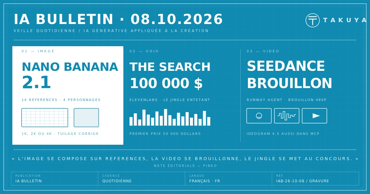 Blueprint IA Bulletin — 8 octobre 2026