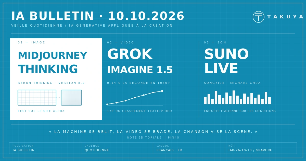 Blueprint IA Bulletin — 10 octobre 2026