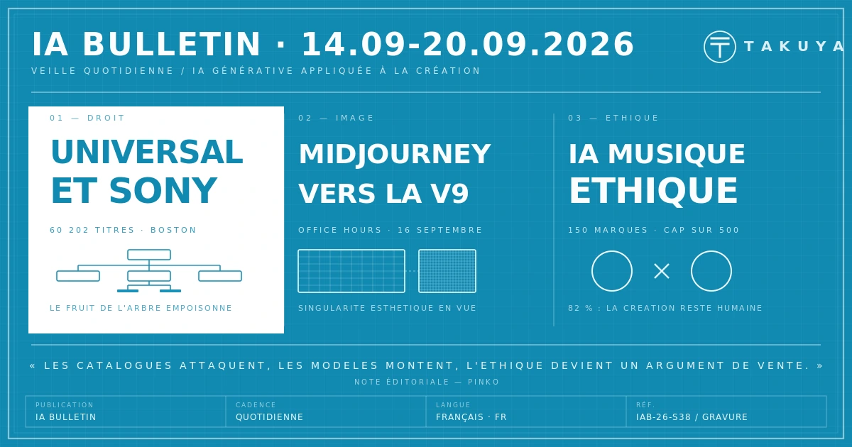 Blueprint IA Bulletin — archive 14 – 20 septembre 2026
