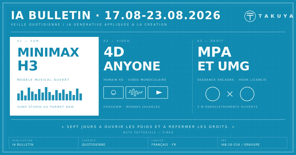 Blueprint IA Bulletin — archive 17 – 23 août 2026