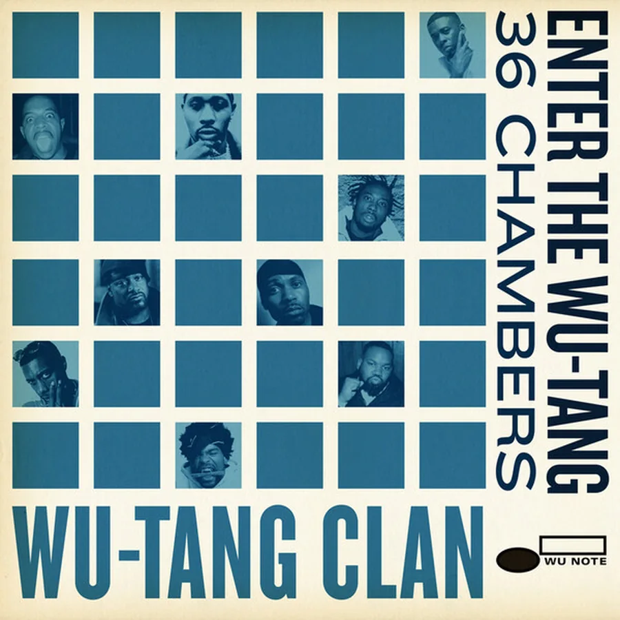 Wu-Tang Clan — Enter the Wu-Tang: 36 Chambers, 1993 — hommage au design Blue Note