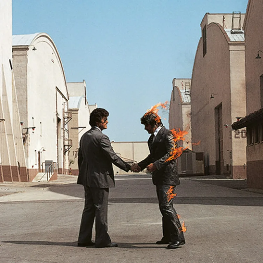 Wish You Were Here — Storm Thorgerson / Hipgnosis pour Pink Floyd, 1975